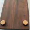 Roasted Maple Live Edge Charcuterie Board - 24" with Handles & Feet - The Red Door Engraving Company Inc.