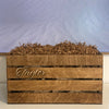 Rustic Wooden Crate - 20 Inch Baltic Birch - The Red Door Engraving Company Inc.