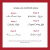 Seasons Greetings Card - Engravable font options - The Red Door Engraving Company Inc.