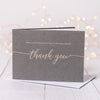 Thank You Card - Grey - The Red Door Engraving Company Inc.