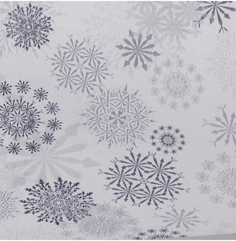 grey snowflakes Tissue Paper - The Red Door Engraving Company Inc.