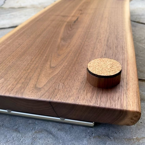 Live Edge Walnut Charcuterie Board