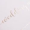 Wedding Wishes Card - Blush