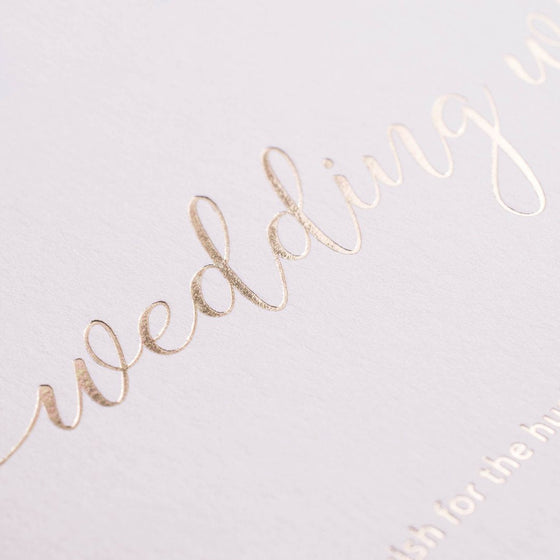 Wedding Wishes Card - Blush